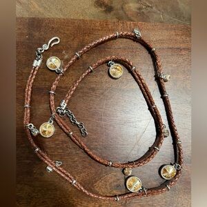 Boho Braided Leather Belt